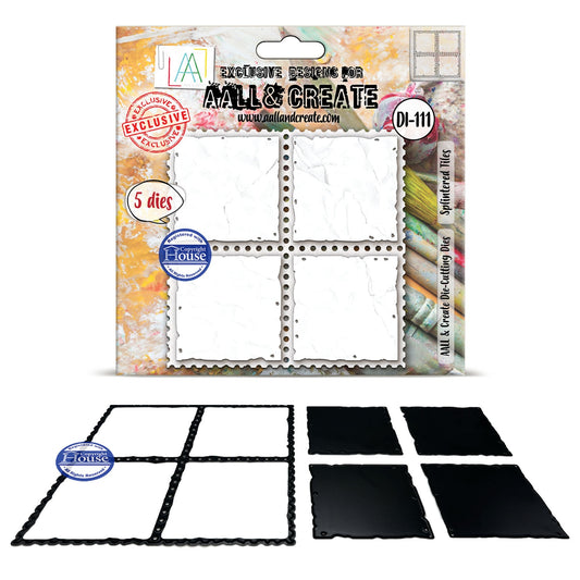 AALL And Create Die Set Splintered Tiles AALL-DI-111