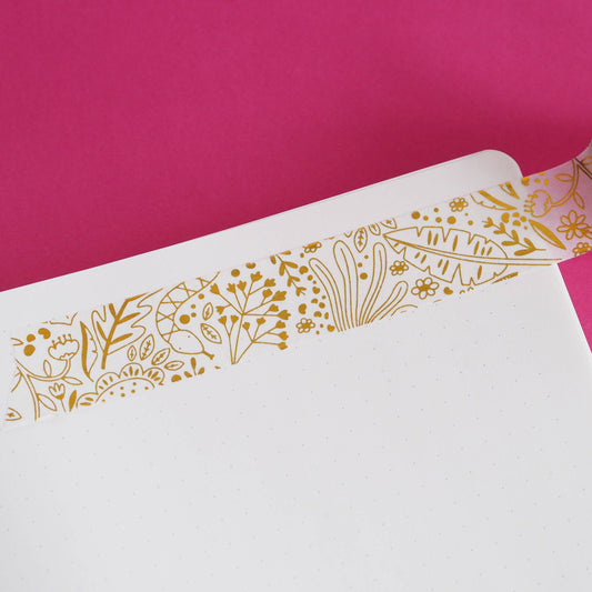 Jungle Gold Foil Washi Tape