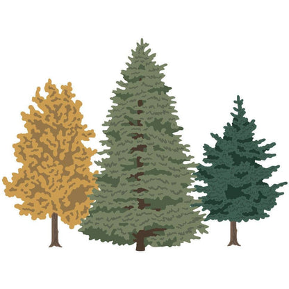 Lovely Layers: Trees - Honey Cuts - Stand-Alone Dies