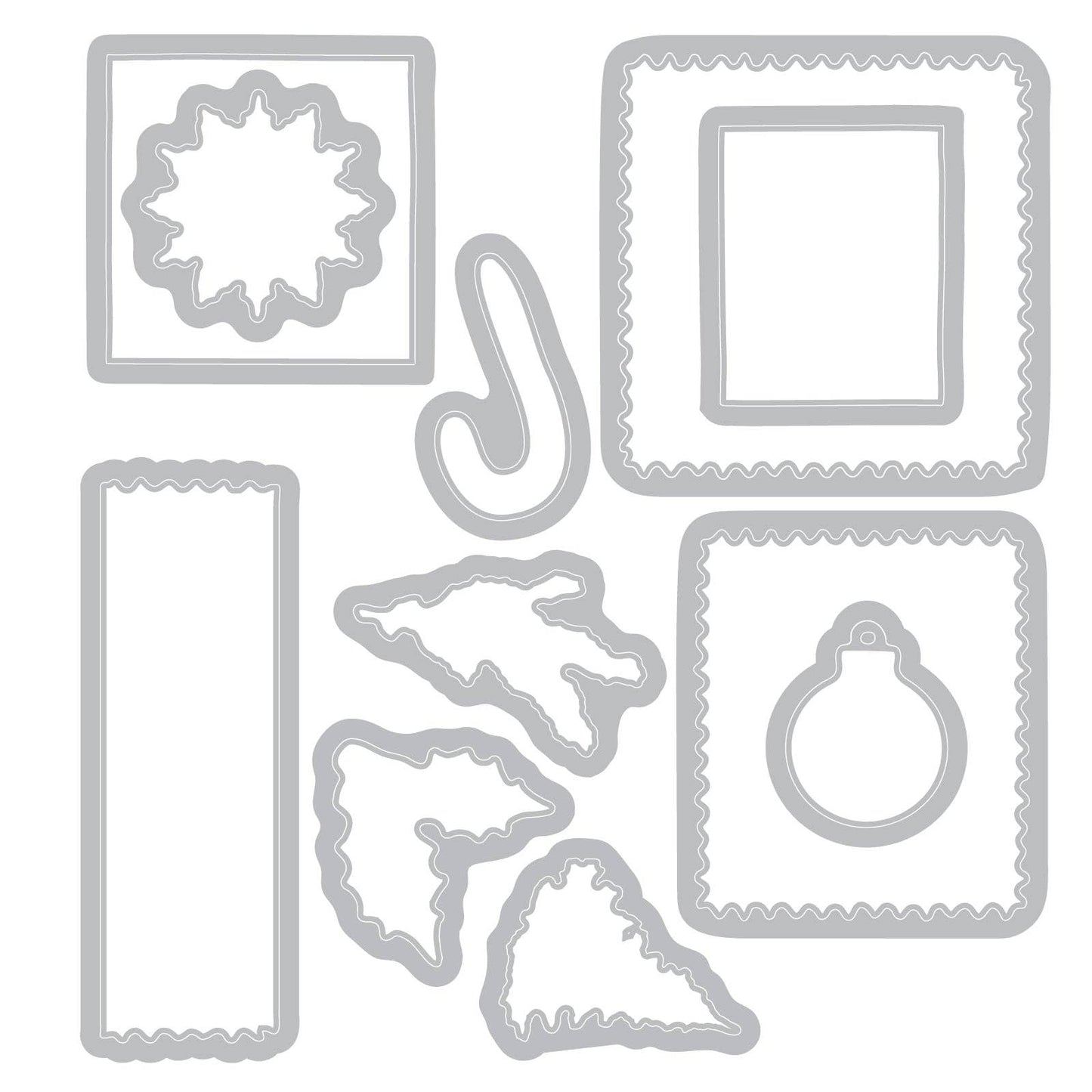 Sizzix Framelits Die & Stamp Set By 49 And Market 38/Pkg - Special Delivery