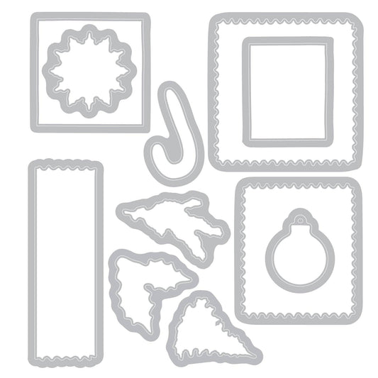 Sizzix Framelits Die & Stamp Set By 49 And Market 38/Pkg - Special Delivery