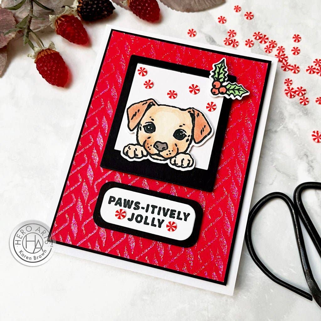 Hero Arts Naughty Animal Messages Clear Stamps CM786