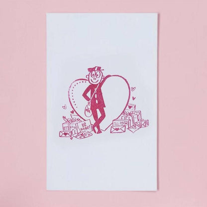 Mr Zip Heart Stamp