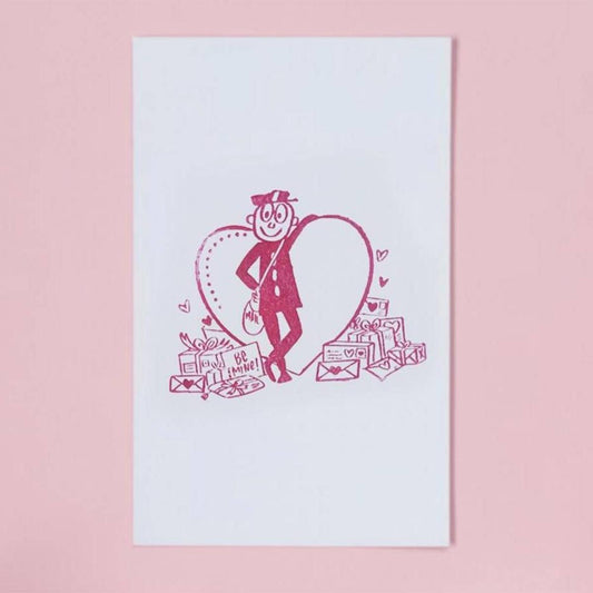 Mr Zip Heart Stamp