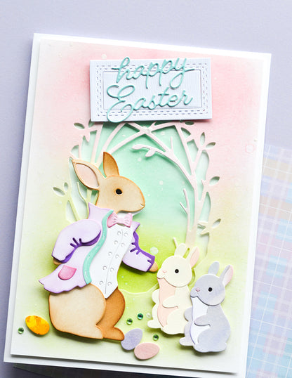 Memory Box 94733 Festive Bunny craft die