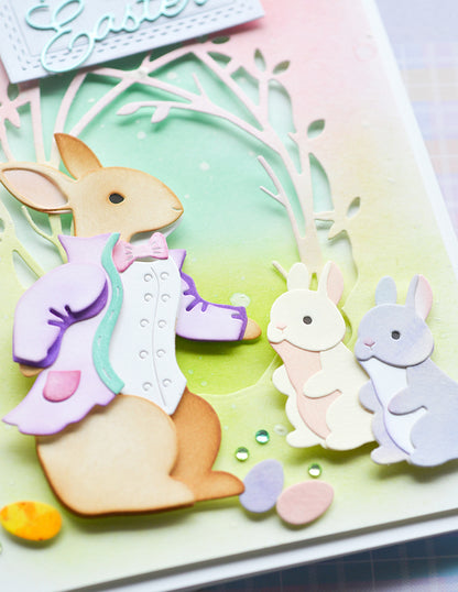 Memory Box 94733 Festive Bunny craft die