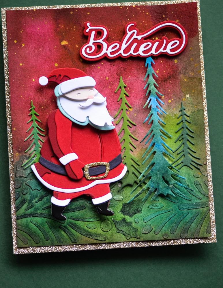 Memory Box 94737 Layered Festive Santa