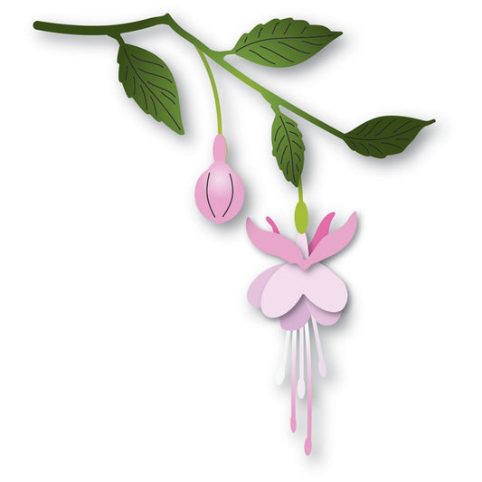 Memory Box 94787 Dainty Fuchsia Stem craft die