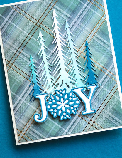 Memory Box PP1031 Yuletide Plaid 6x6 pack