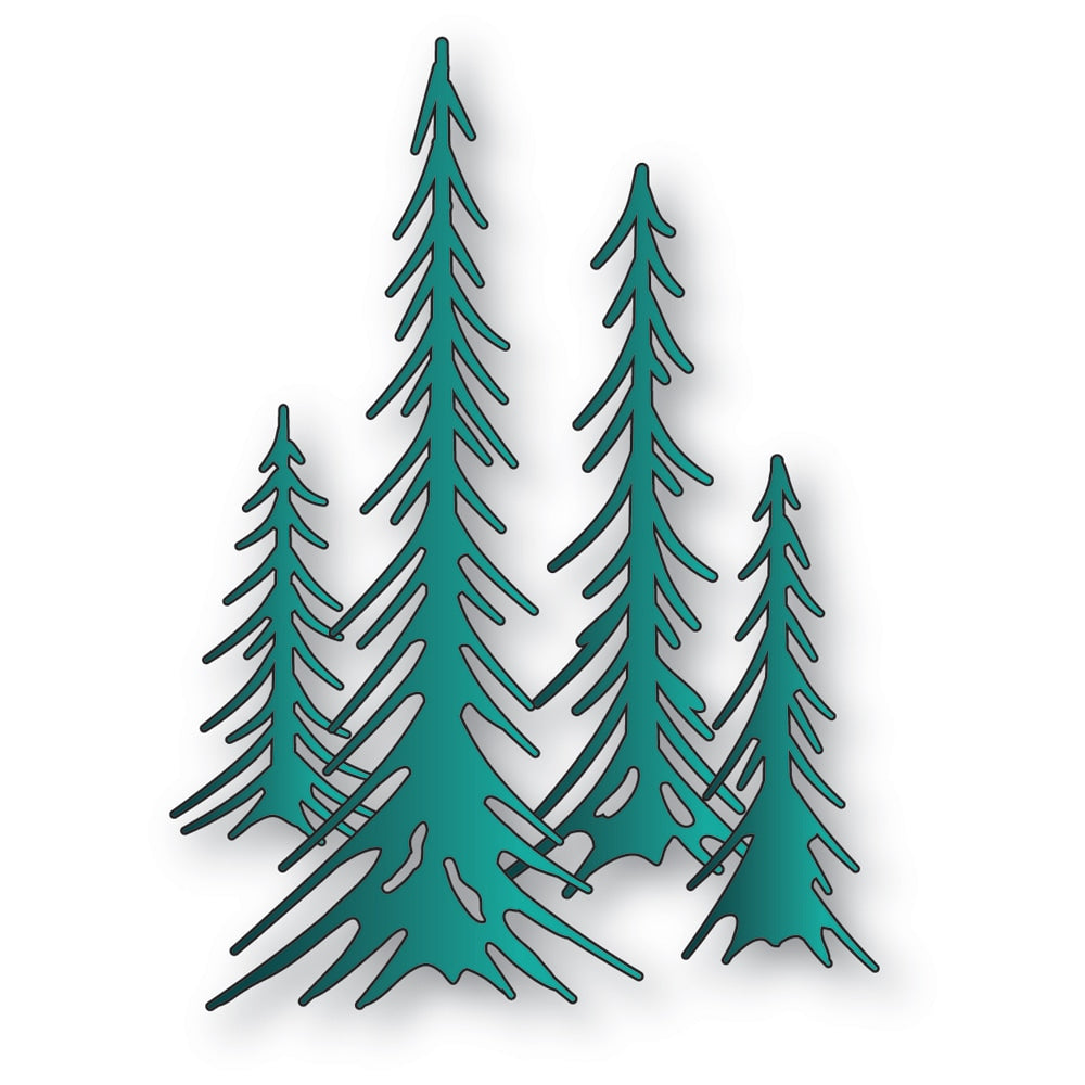 Memory Box 94796 Slender Pine Trees