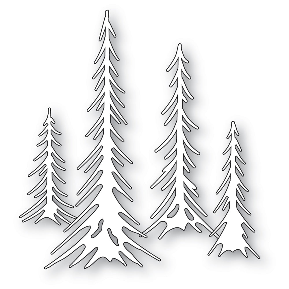 Memory Box 94796 Slender Pine Trees