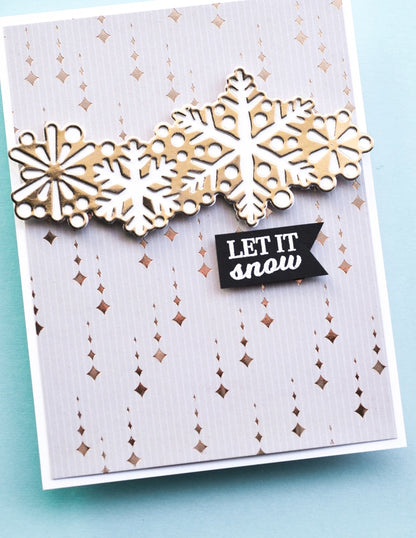 Memory Box 94816 Drifting Snowflakes