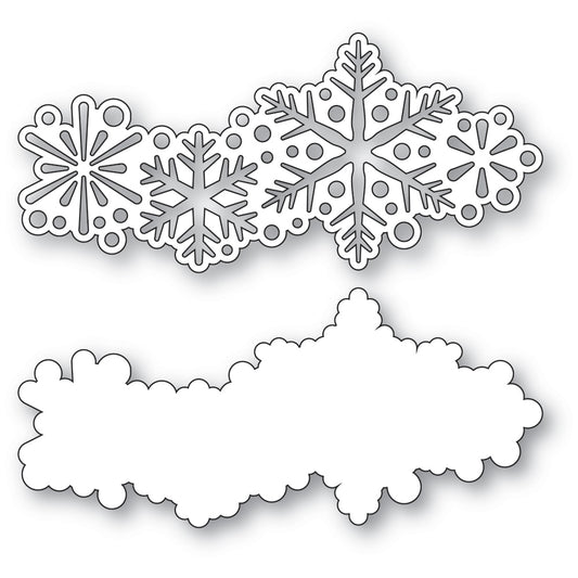 Memory Box 94816 Drifting Snowflakes