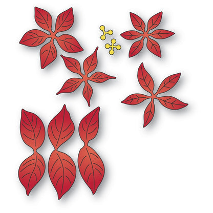 Memory Box 94822 Petite Poinsettias