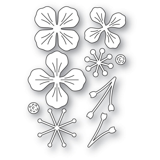 Memory Box 94865 Lucky Blooms Craft Die