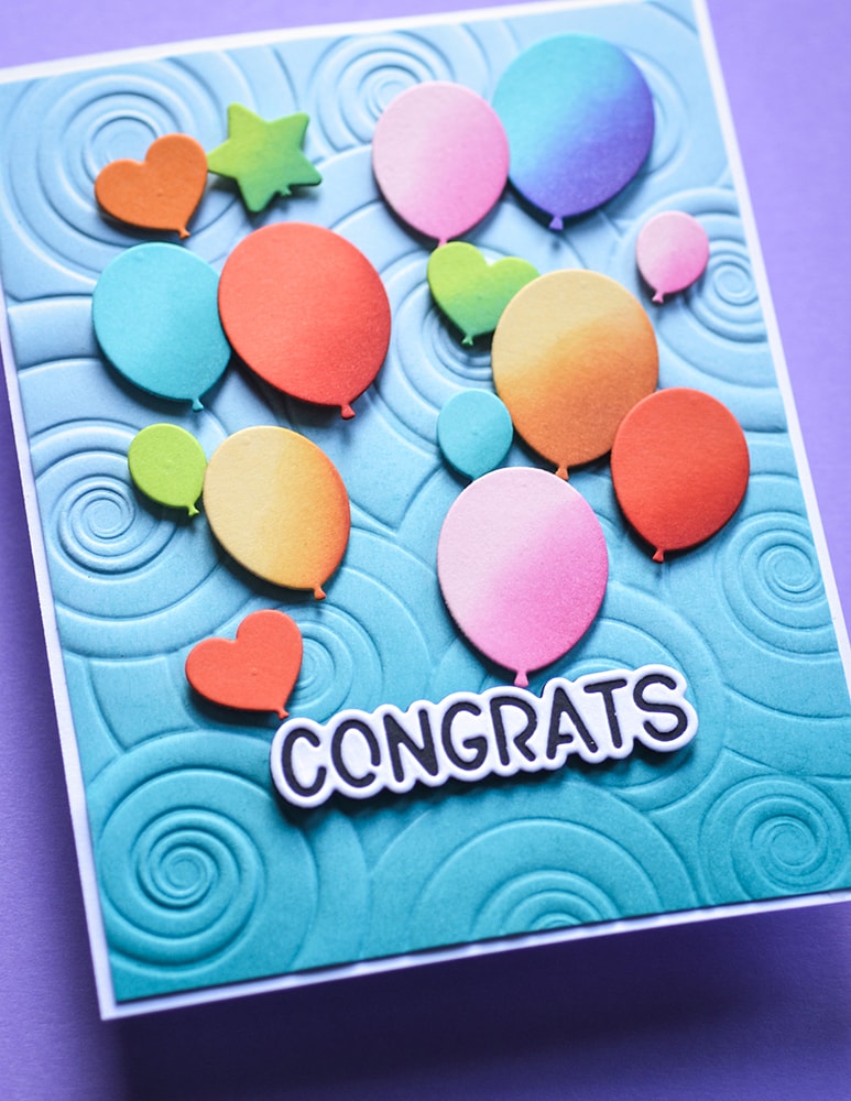 Memory Box 94860 Celebration Balloons Craft Die