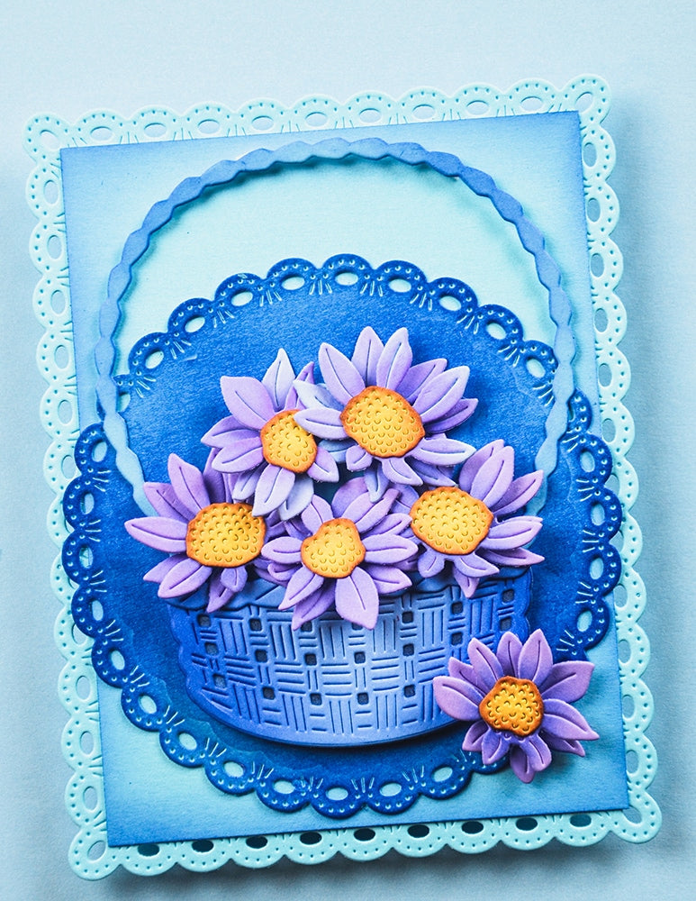 Memory Box 94888 Flower Basket Bouquet craft die