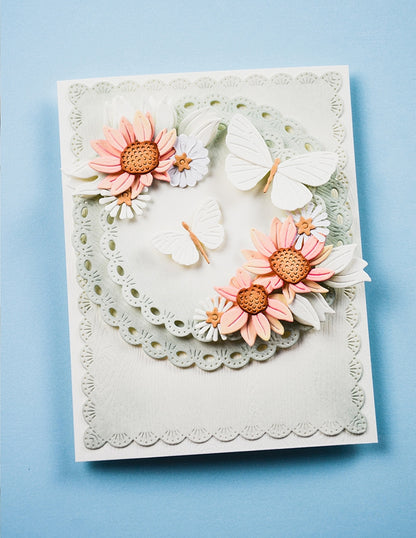 Memory Box 94888 Flower Basket Bouquet craft die