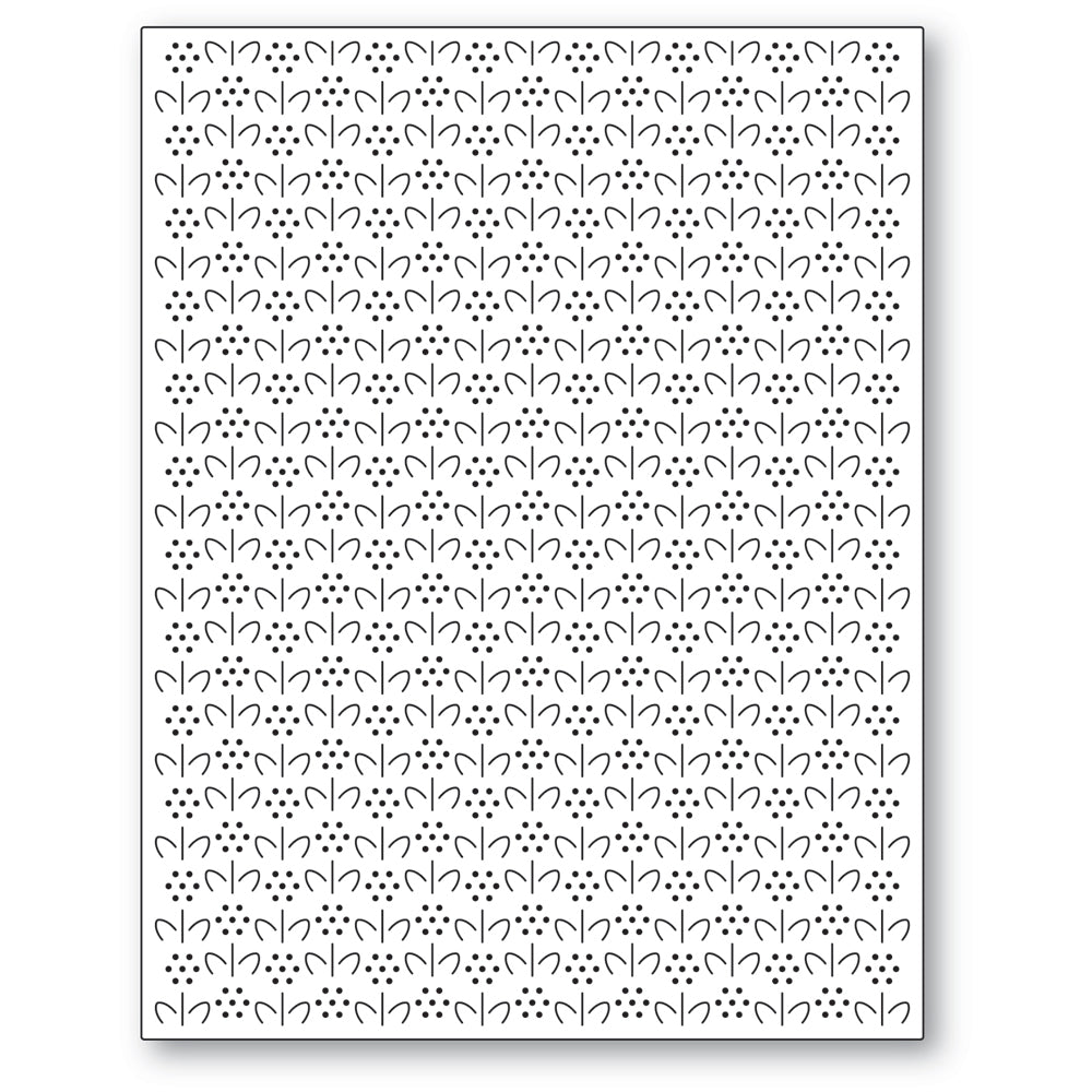 Memory Box 94892 Pinpoint Flower Plate Craft Die