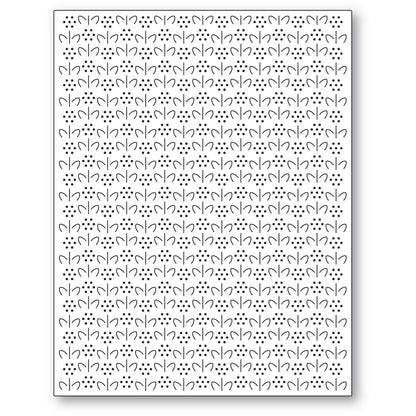 Memory Box 94892 Pinpoint Flower Plate Craft Die