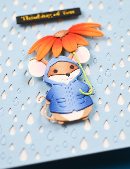 Memory Box 94897 Rainy Day Mouse craft die