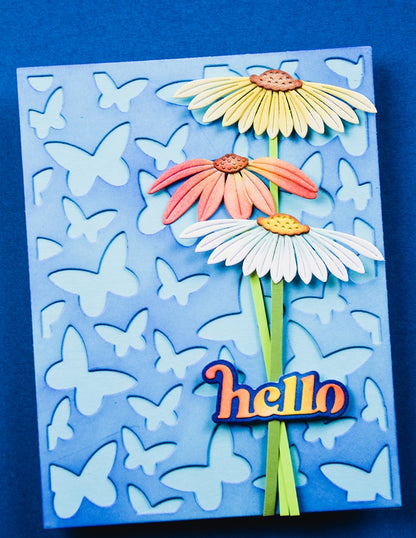 Memory Box 94895 Daisy Umbrellas craft die