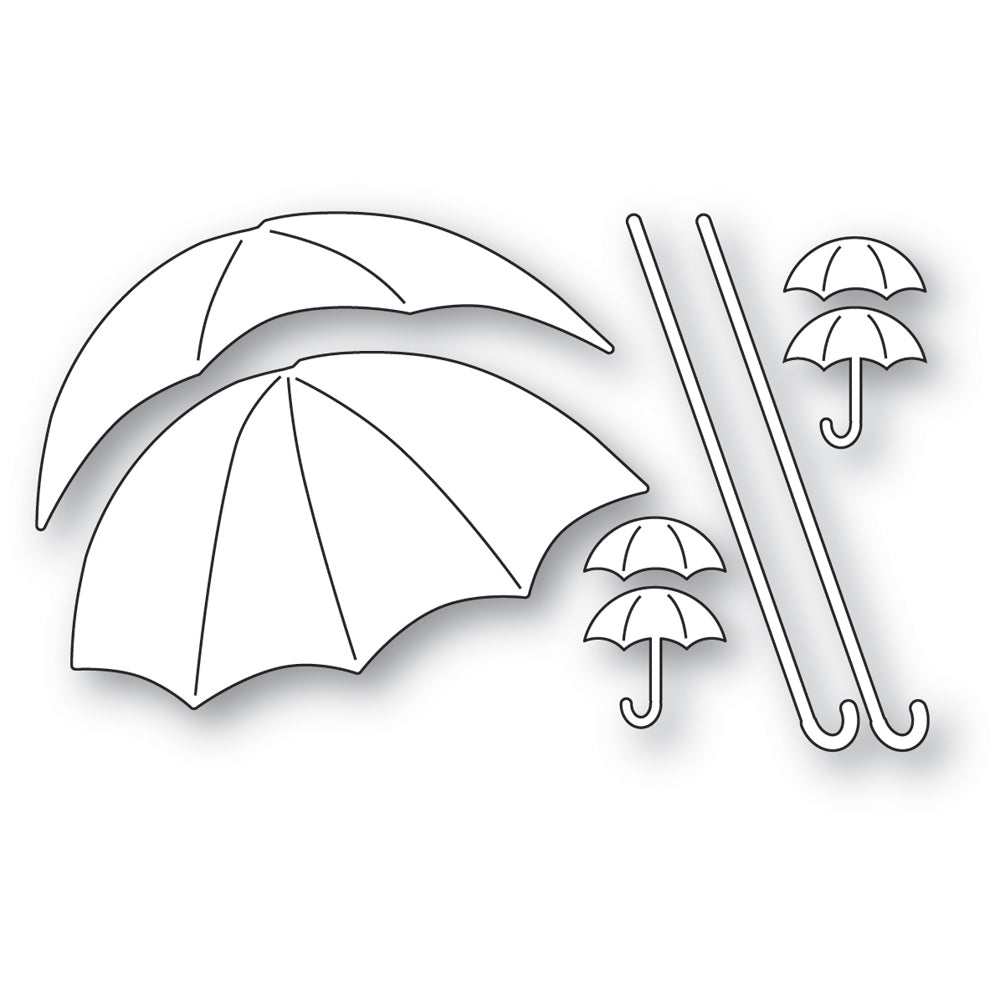 Memory Box 94899 Umbrella Trio Craft Die