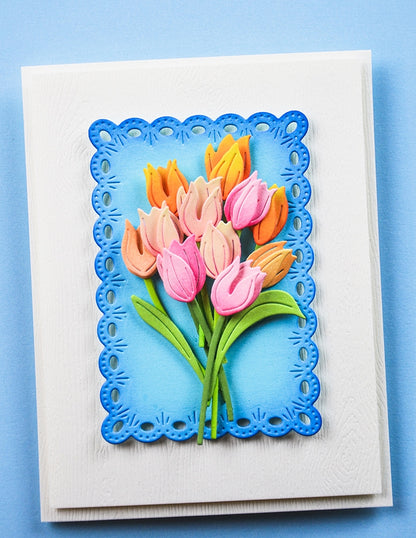 Memory Box 94888 Flower Basket Bouquet craft die