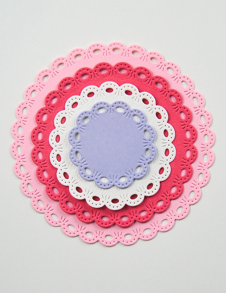 Memory Box 94905 Round Eyelet Circle Frames craft die