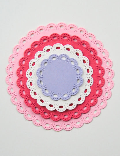 Memory Box 94905 Round Eyelet Circle Frames craft die