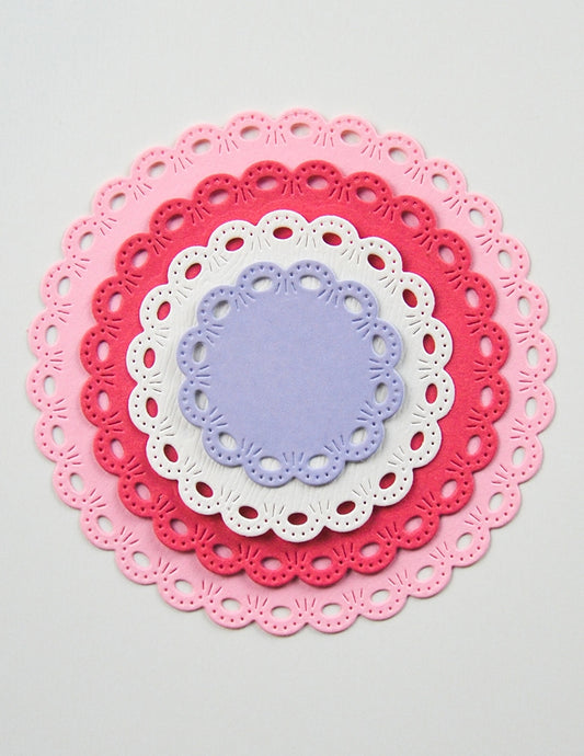 Memory Box 94905 Round Eyelet Circle Frames craft die