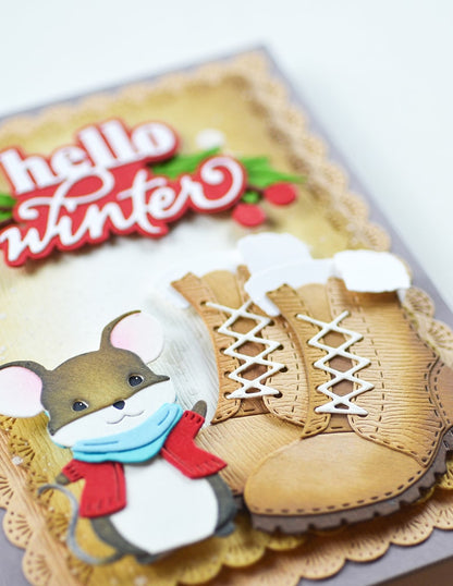 Memory Box 94931 Winter Boot Craft Die