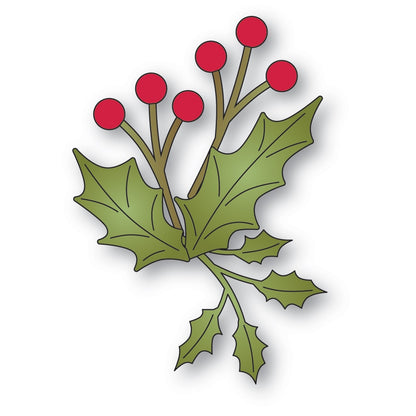 Memory Box 94912 Forest Holly Sprig Craft Die