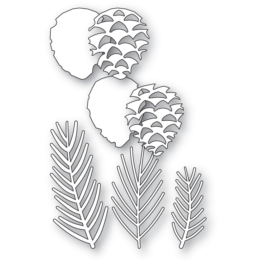 Memory Box 94913 Pine Needles and Cones Craft Die