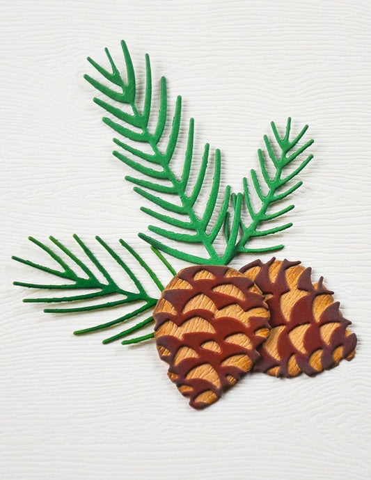 Memory Box 94913 Pine Needles and Cones Craft Die