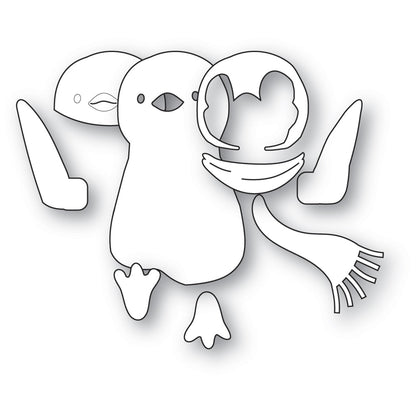 Memory Box 94915 Marching Penguin Craft Die