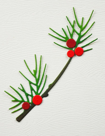 Memory Box 94916 Pine Berry Branch Craft Die