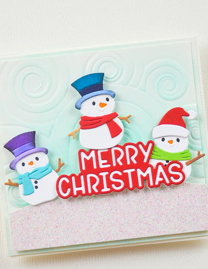 Memory Box 94921 Merry Christmas Marker Script Craft Die