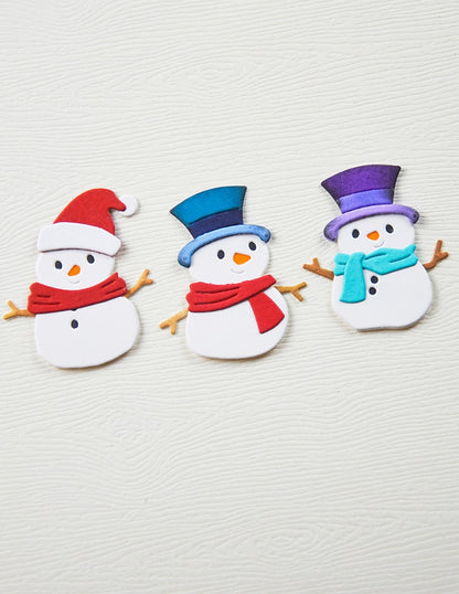 Memory Box 94918 Stylish Snowmen Trio Craft Die