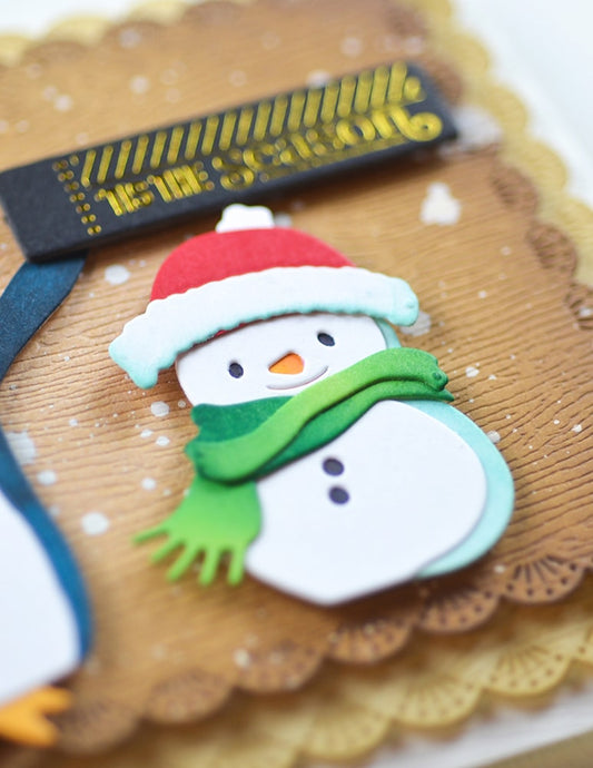 Memory Box ST037 Christmas Magic Labels Black Foil Tabs