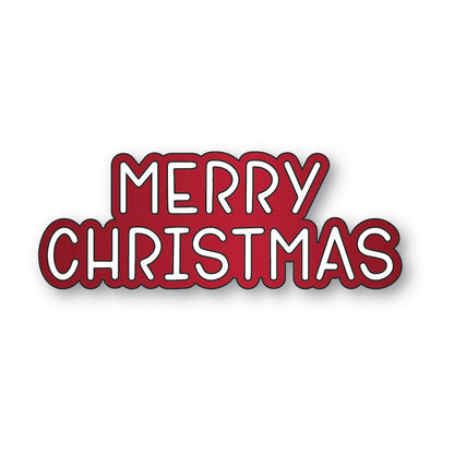 Memory Box 94921 Merry Christmas Marker Script Craft Die