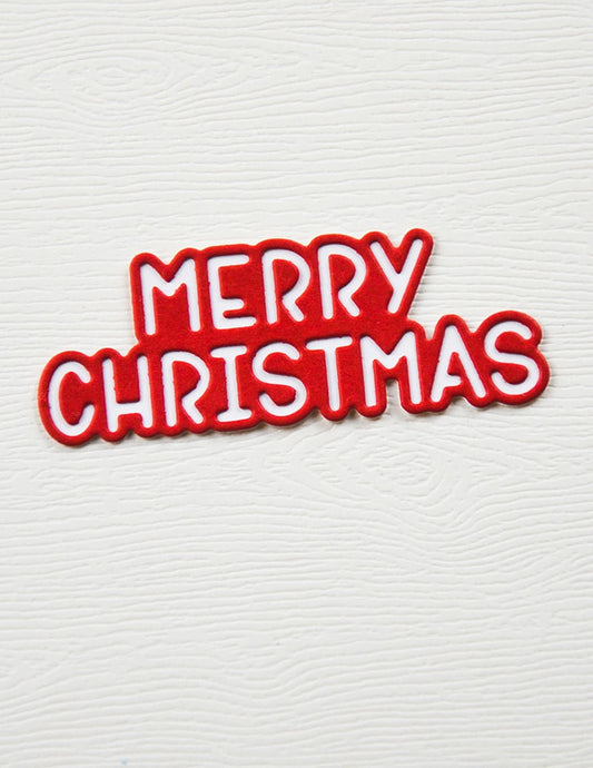 Memory Box 94921 Merry Christmas Marker Script Craft Die
