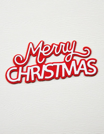 Memory Box 94922 Merry Christmas Celebration Script Craft Die