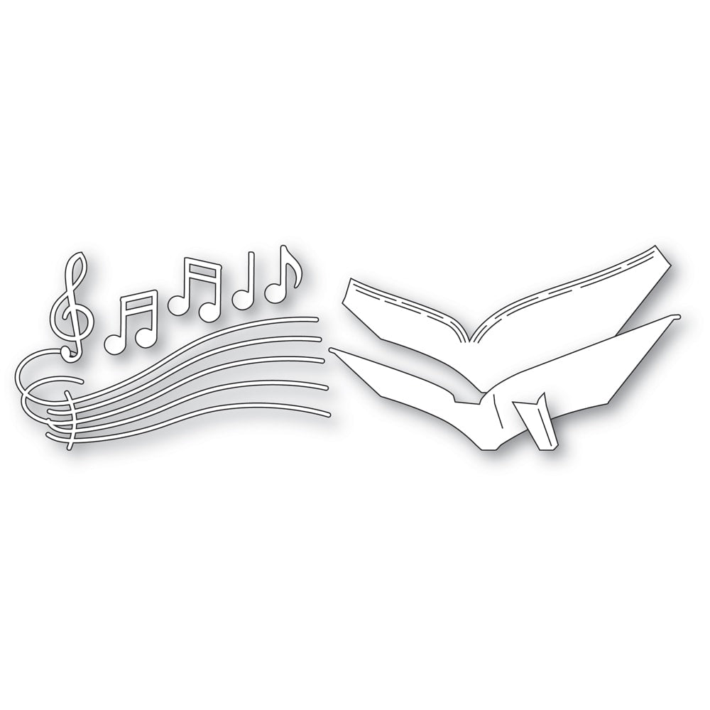Memory Box 94923 Musical Songbook Craft Die