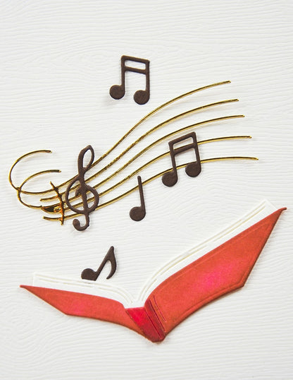Memory Box 94923 Musical Songbook Craft Die
