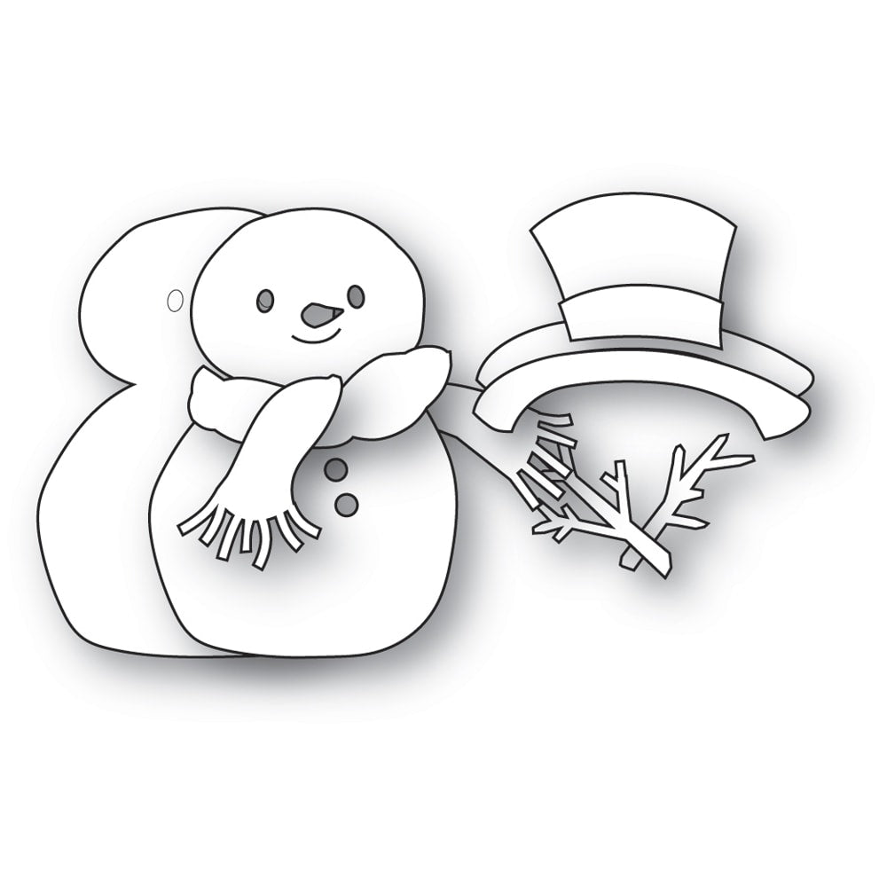 Memory Box 94925 Dapper Snowman Craft Die