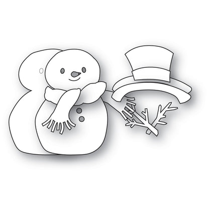 Memory Box 94925 Dapper Snowman Craft Die