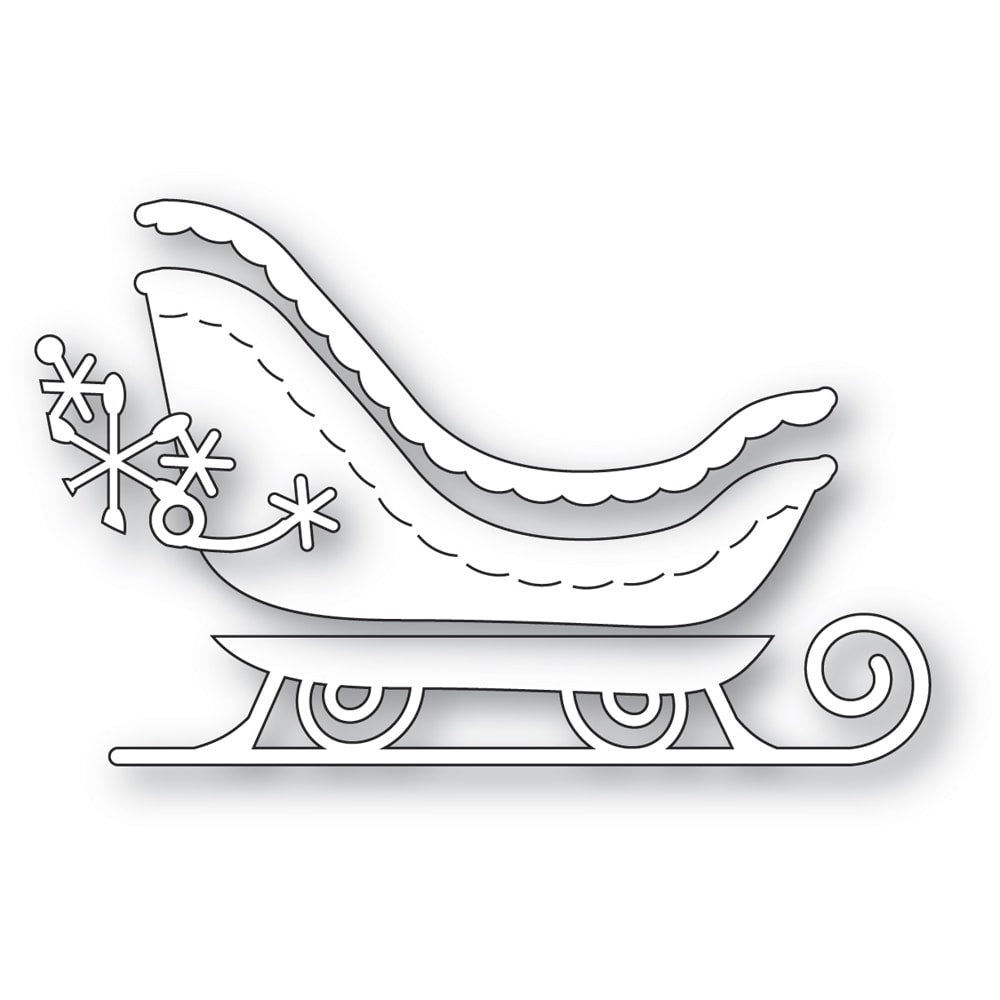 Memory Box 94928 Festive Sleigh Craft Die