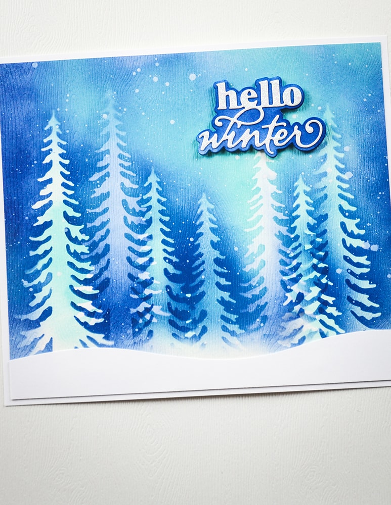 Memory Box 94939 Tall Evergreen Trees Craft Die