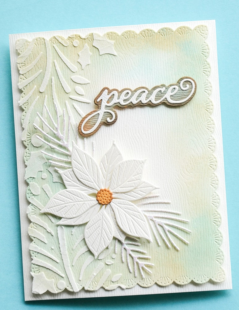 Memory Box 94938 Peace Love Joy Stylish Script Craft Die